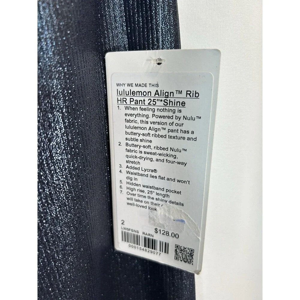 Lululemon Align High-Rise Ribbed Pant 25